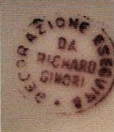 Decorazione Eseguita da Richard Ginori