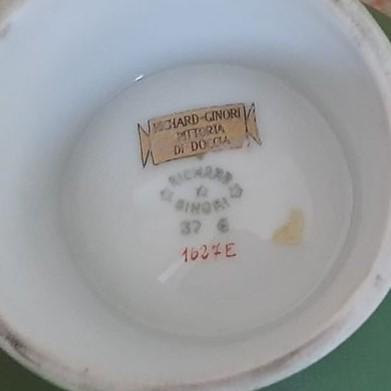 Marchio della Pittoria di Doccia per produzione Giò Ponti