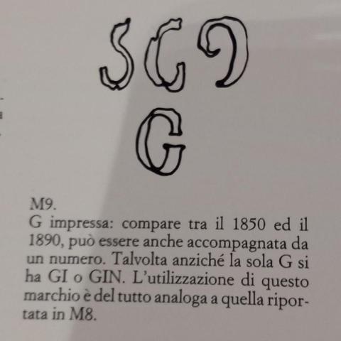 Ginori Marchio G incussa